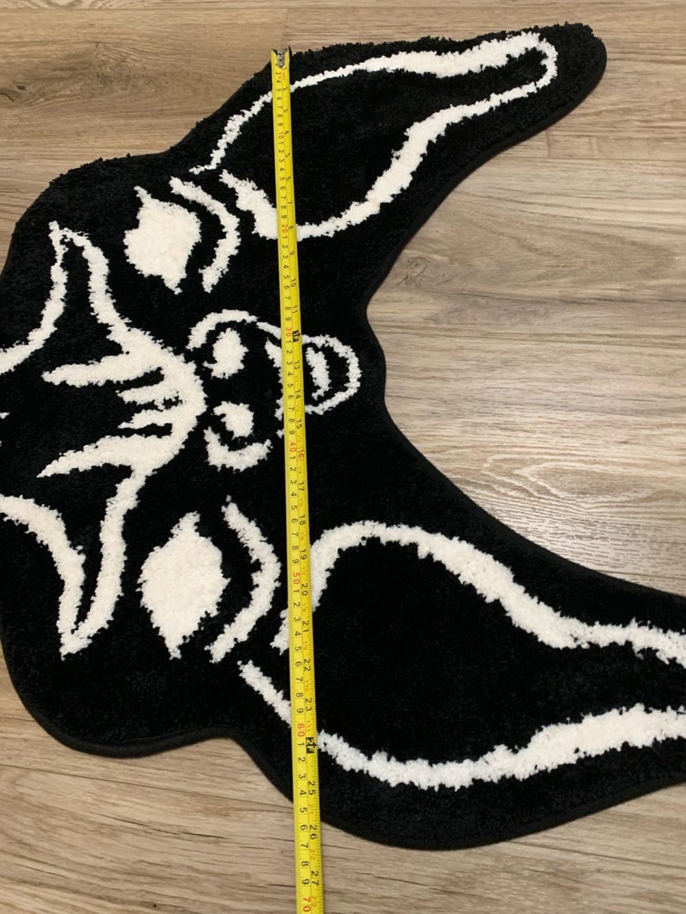 Killstar Bat Rug Halloween Haunted Home Goth 25”x26” NEW - Picture 7 of 8